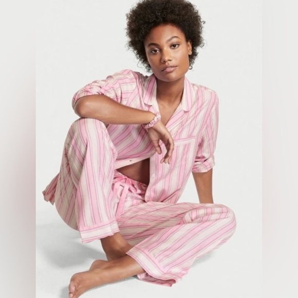 Victoria's Secret Pink Striped Pajama Set - Picture 2 of 6